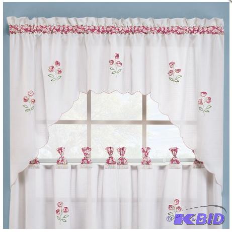 Oopsy Daisy Rose Pink Swag Valance 58 x 30.