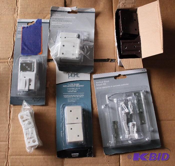 6 items-blind mounting brackets,one repair kit