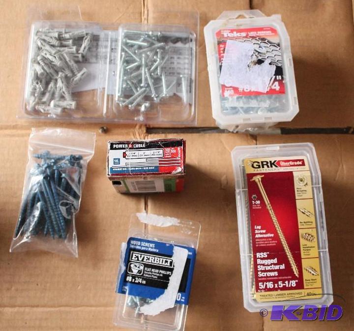 7 fasteners and wall anchors