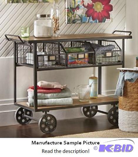 Three Bin Rolling Cart -&nbspA real workhors...
