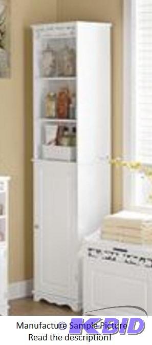 Rose Tall Cabinet - Has cutout roses and leav...