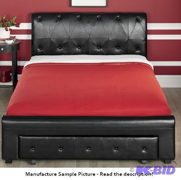 Black Storage Bed - Queen -&nbspGet a beauti...
