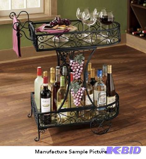 Grapes Wine Serving Table - Bright acrylic be...