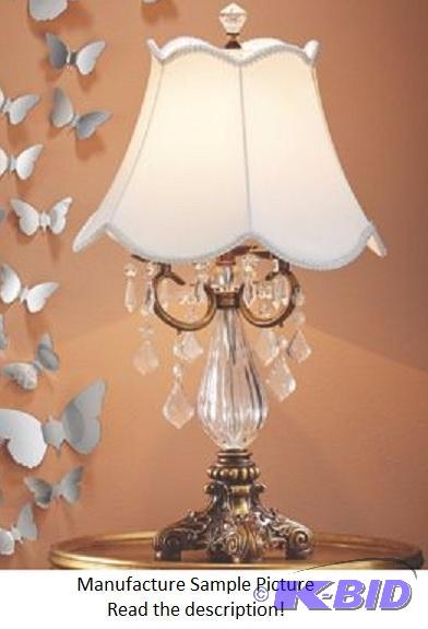 Crystal Table Lamp -&nbspCall it a chandelie...