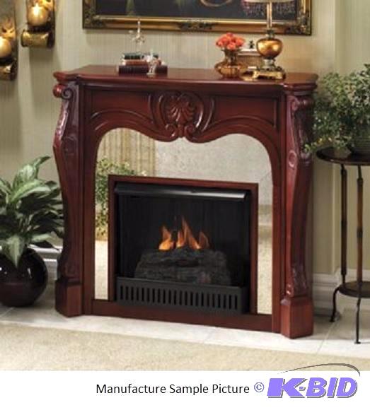 Belmont Mirrored Fireplace Mantel with Insert...