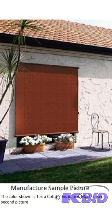 Coolaroo Cordless Exterior Roller Shade - Moc...