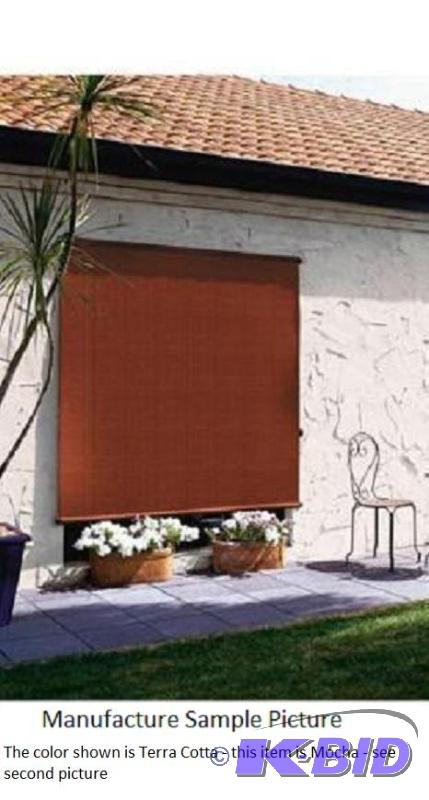 Coolaroo Cordless Exterior Roller Shade - Moc...