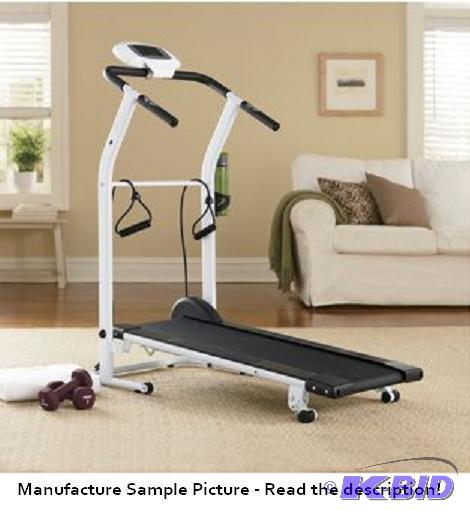 lot 25 image: Cory Eversons Incline Treadmill - Lets you w...