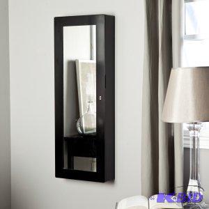 Paloma Locking Wooden Wall Jewelry Armoire