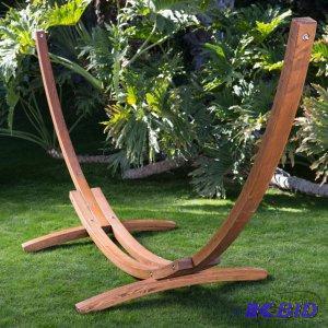 Algoma 15ft Russian Pine Wood Arc Hammock Stand