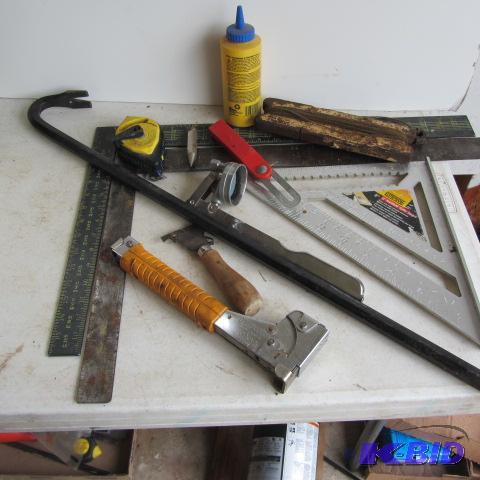 Squares, Crow Bar, Stapler