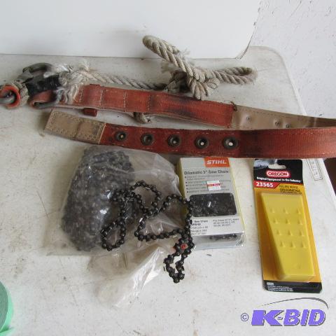 New Saw Chain, Felling Wedge