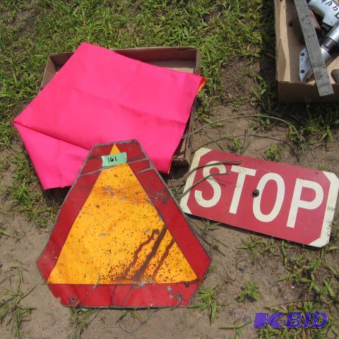 Stop & SMV Signs, Banner