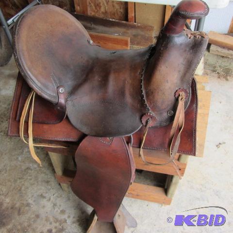 Brown Leather Saddle