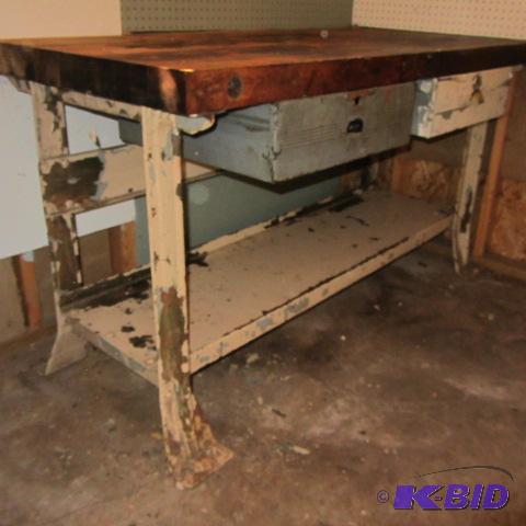 Butcher Block Workbench