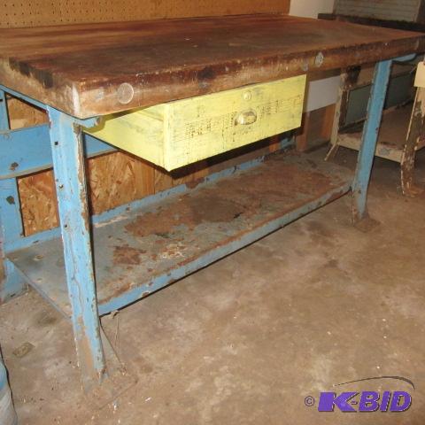 Butcher Block Workbench