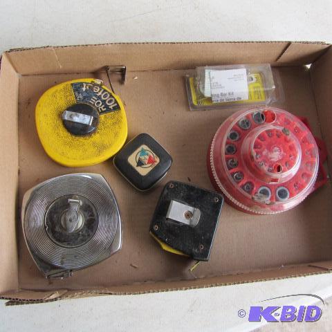 Tape Measure, Bits, Sockets