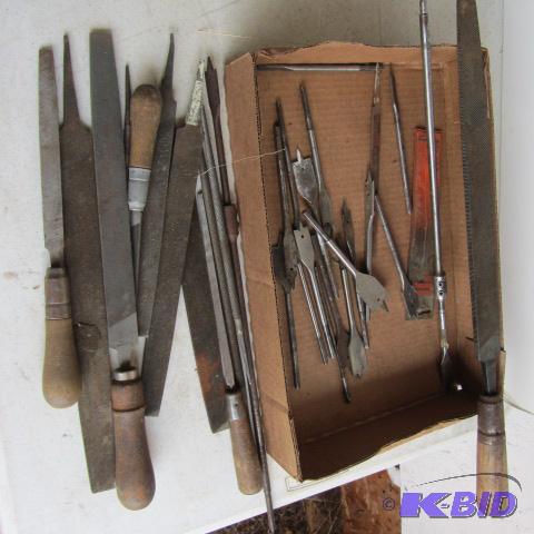 Wood Drill Bits, Files