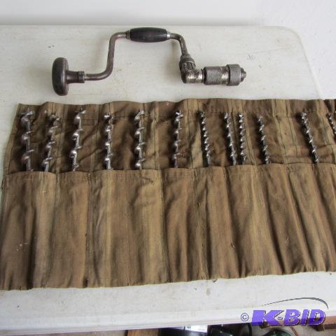 Keen Kutter Drill Brace, Bits