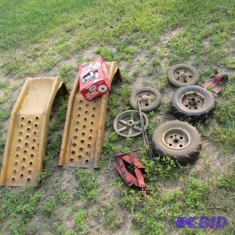 Car Ramps, Tester, Pulley