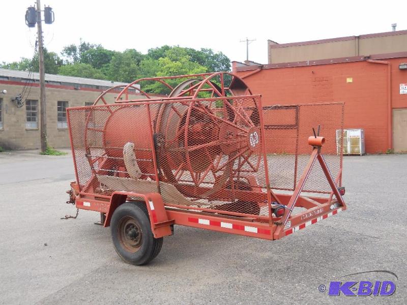 lot 5 image: JTC Sales Fiber Reel Trailer
