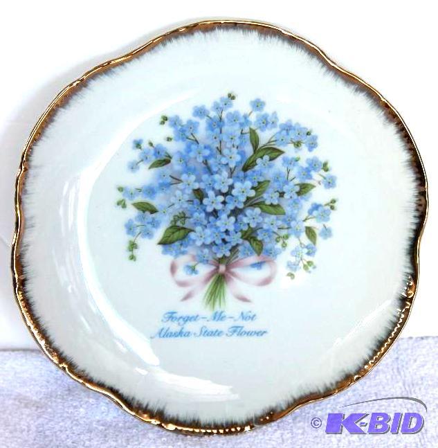 State Flower Plate