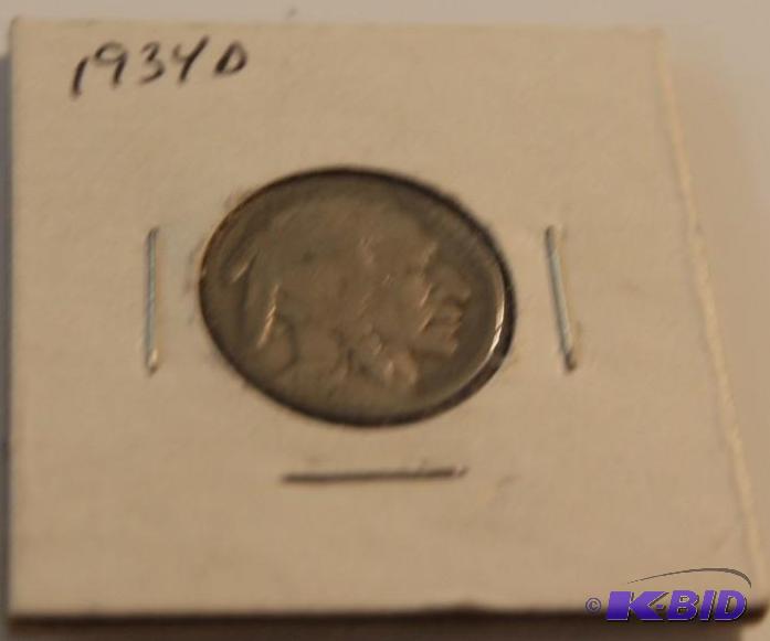 1934 Indian Head Nickel