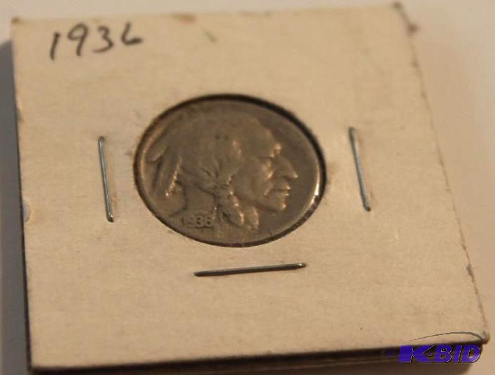 1936 Indian Head Nickel