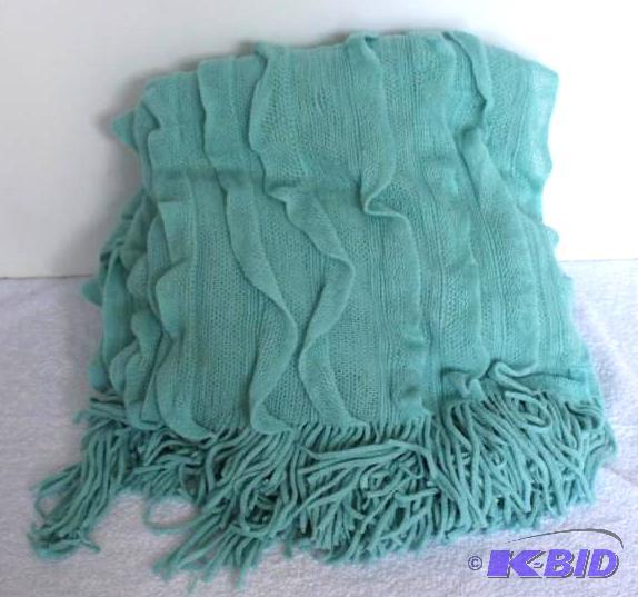 Divine Water Fall Throw Turquoise