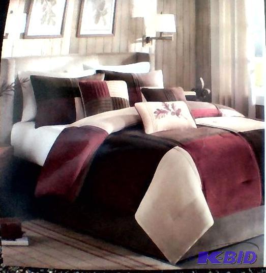 Madison Park 7 Piece Queen Comforter Set Multi Color