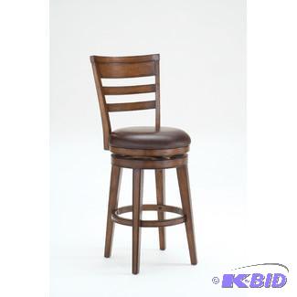 lot V8 image: Villagio Swivel Counter Stool - Ladder Back
