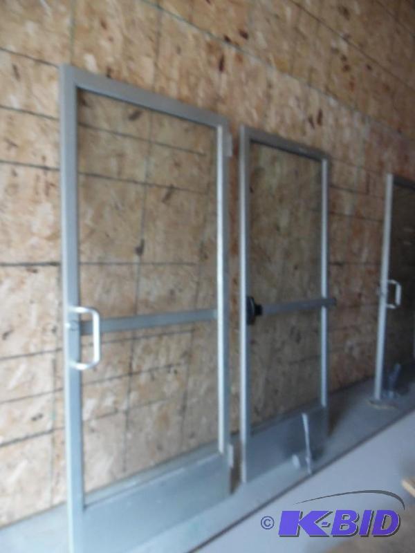 lot 10 image: 1 Complete Set of Commercial Double Doors
