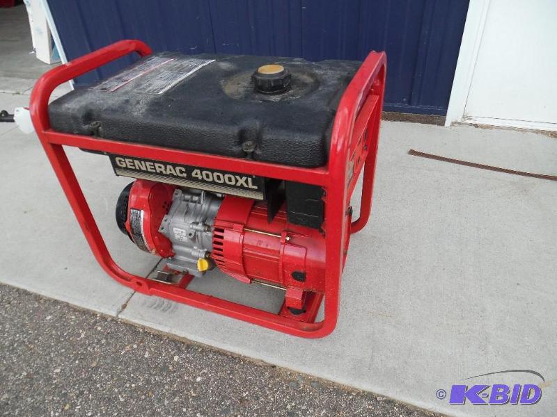 Generac 4000XL Generator | We Sell Your Stuff Inc. Auction 135 | K-BID