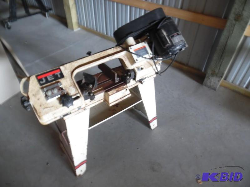 lot 4 image: JET Metal Cut Off Band Saw