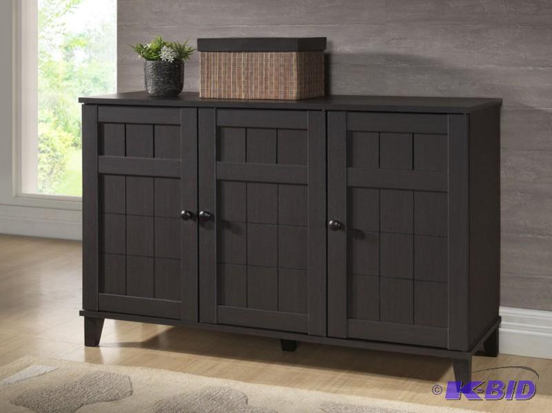 Walnut Three Door Cabinet - Model FP-1202 - M...