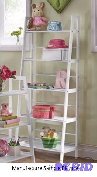 5-tier Storage Shelf -&nbspSolid wood and me...