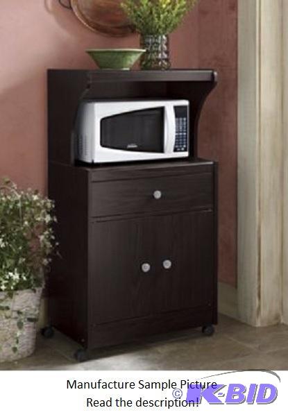 Microwave Cart - Walnut -&nbspA handy helper...