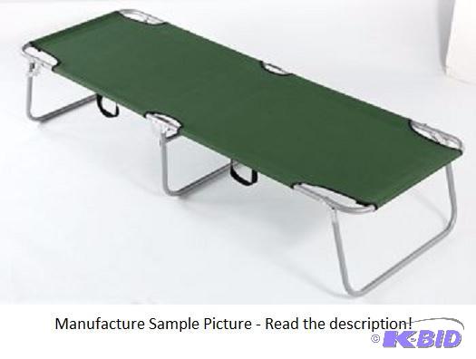 Metal Camping Cot -&nbspNo more sleeping on ...