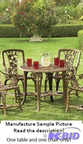 Two&nbspPiece Bronze Bistro Set - One Table ...