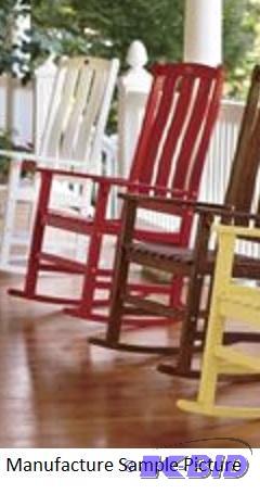 Solid Wood Rocking Chair - Red -&nbspThese r...