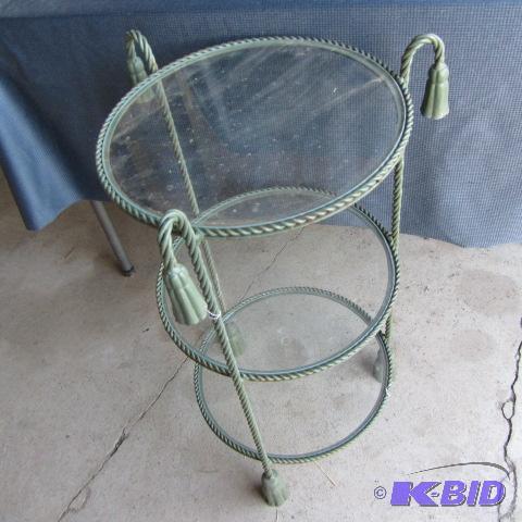 Tiered Glass Table
