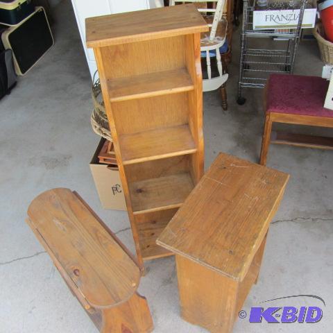 Wooden Shelf & Tables