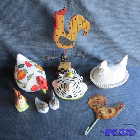 Weather Vane, Nesting Hen