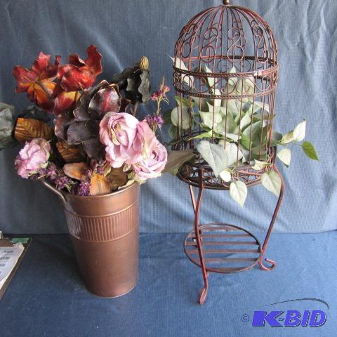 Bird Cage, French Flower Pot