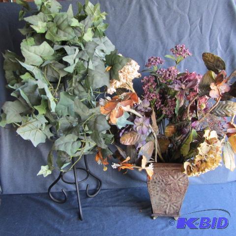 Crystal & Metal Flower Stands