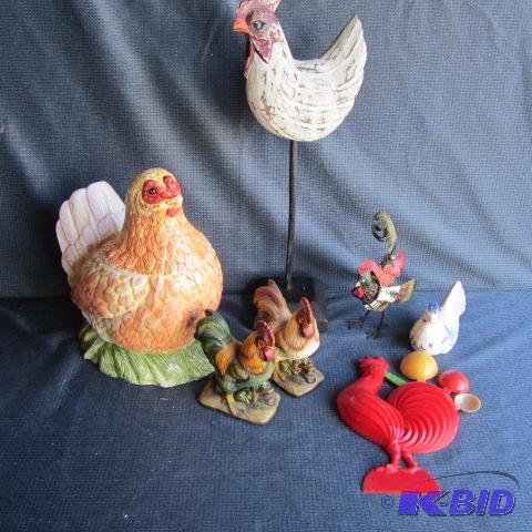 Chicken Cookie, Vintage Spoons