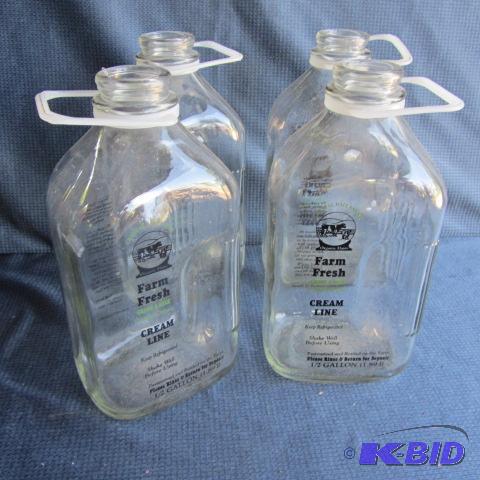 Half Gallon Glass Milk Jugs