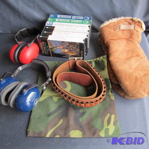 Ear Protectors, Ammo Belt