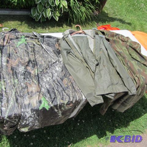 Camo Poncho, Rain Suit
