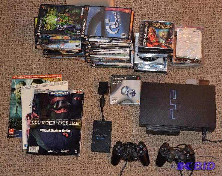 lot 107 image: Playstation, Controllers, and&nbsp30 Playsta...